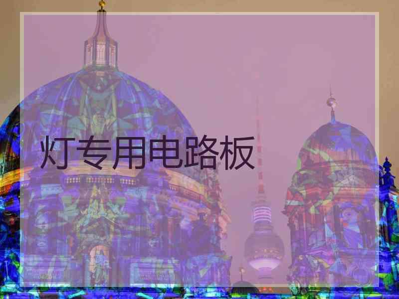 灯专用电路板 灯专用电路板