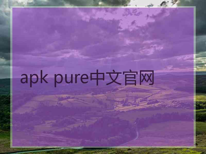 apk pure中文官网