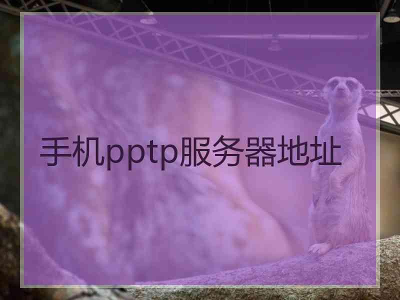 手机pptp服务器地址
