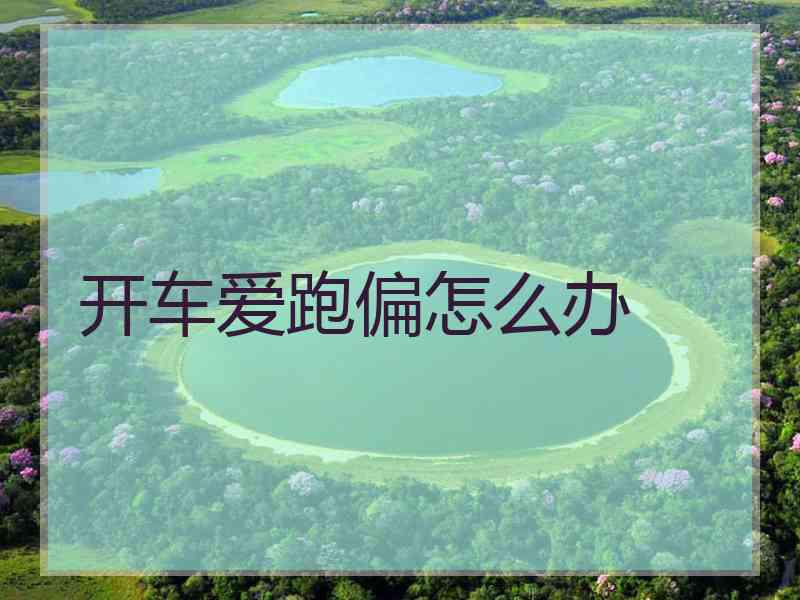 开车爱跑偏怎么办