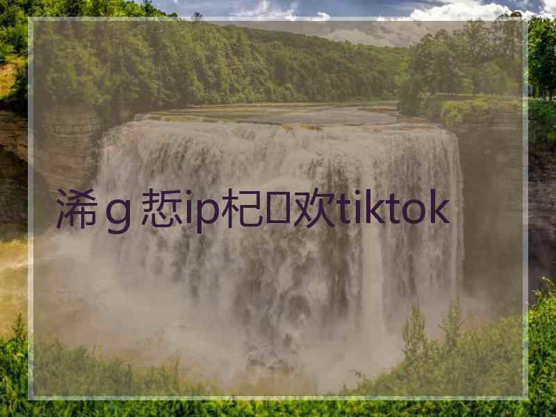 浠ｇ悊ip杞欢tiktok