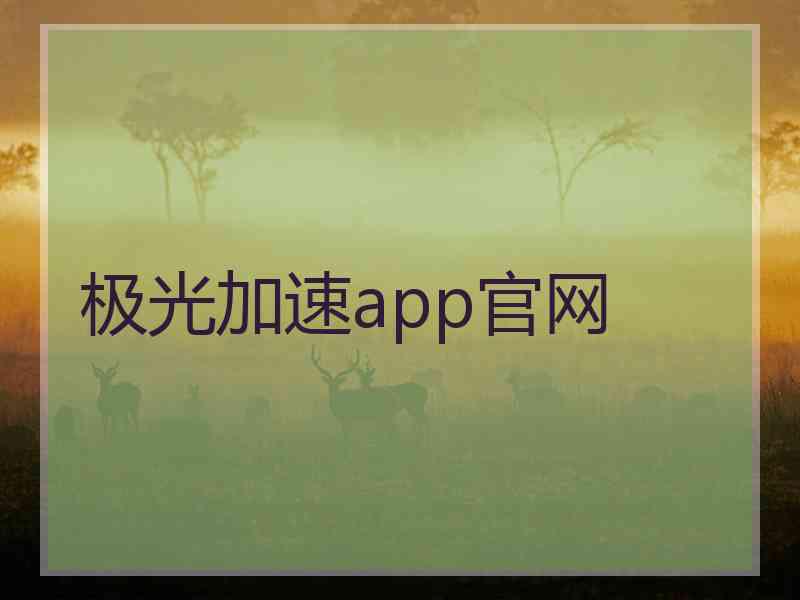 极光加速app官网