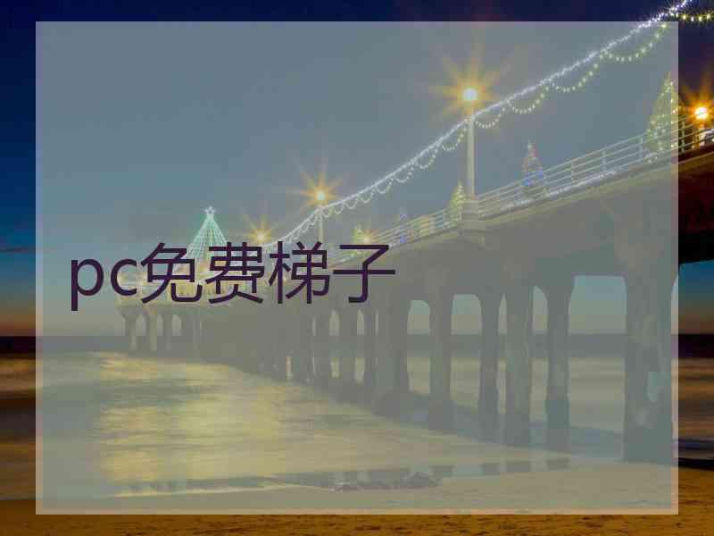 pc免费梯子