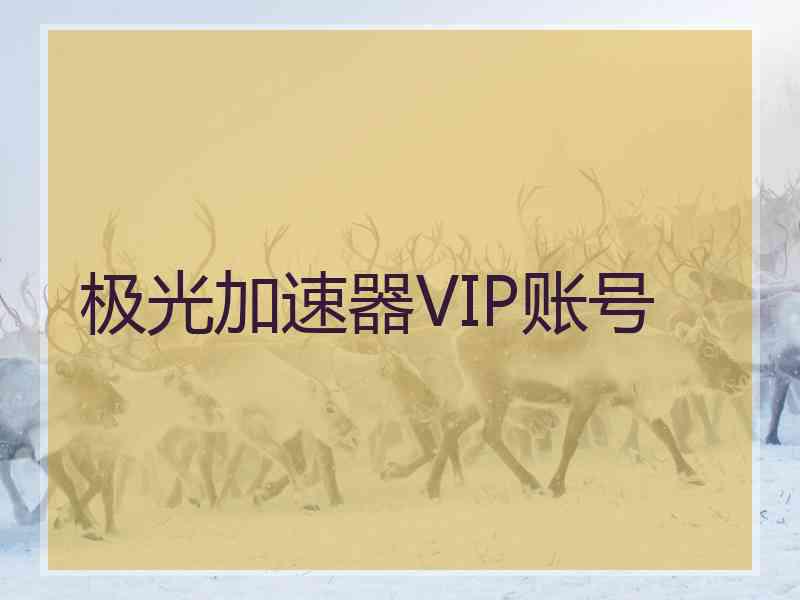 极光加速器VIP账号