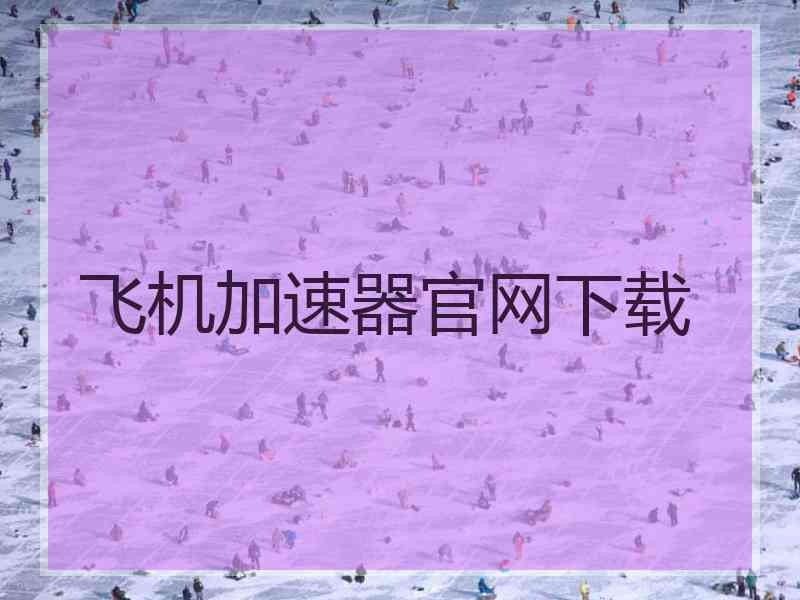 飞机加速器官网下载