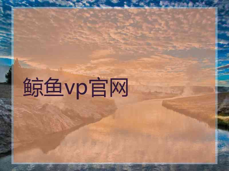 鲸鱼vp官网