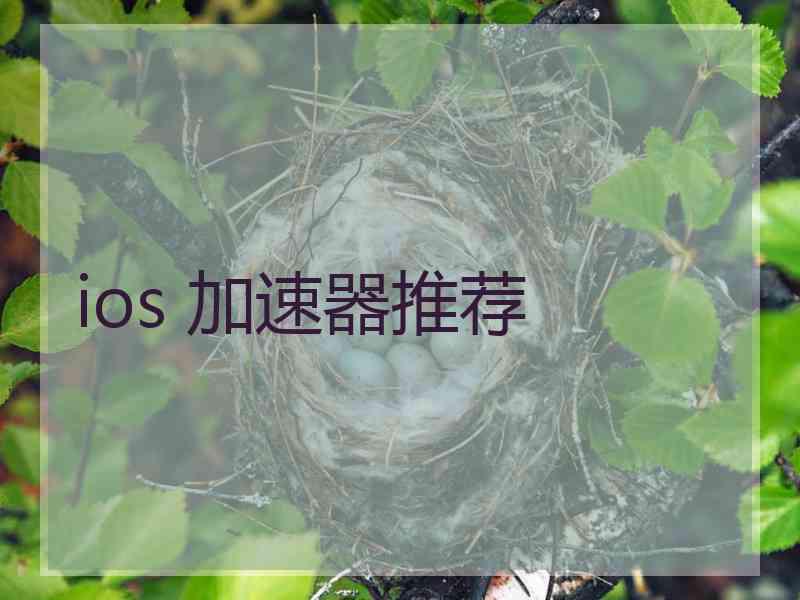 ios 加速器推荐