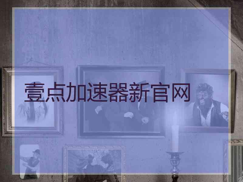 壹点加速器新官网
