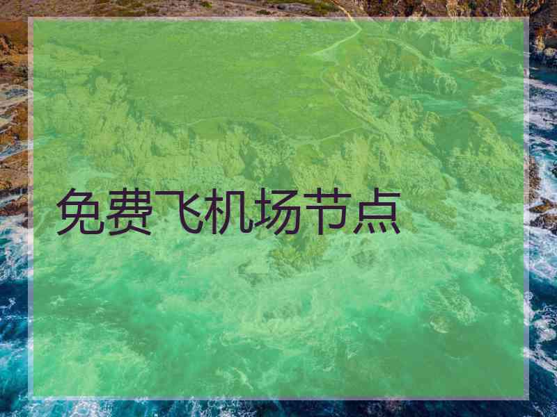 免费飞机场节点